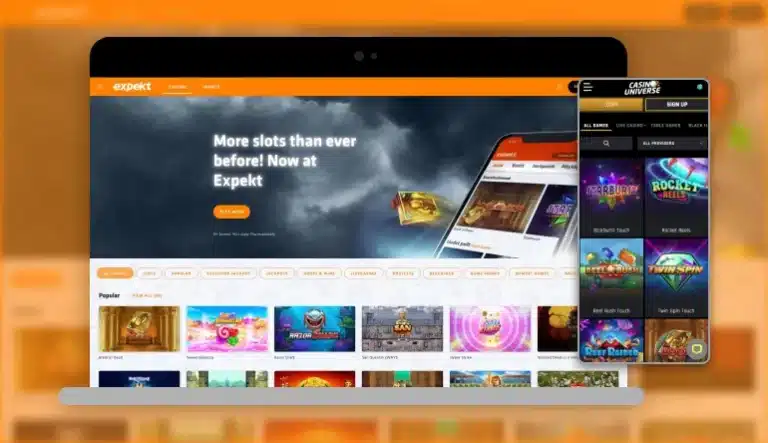 Expekt Casino mobil og desktop